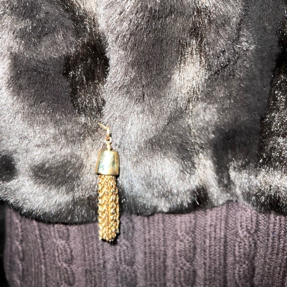 Juicy Couture Hooded Fur Sweater / Jacket - Picture 3 of 4